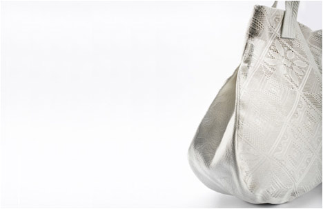 White Lace & Leather Romantic Handbag