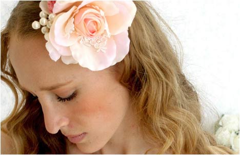 Spring time floral hair comb