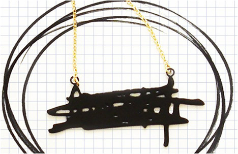  Doodle jewelry Collection | Doodle no. 14 necklace