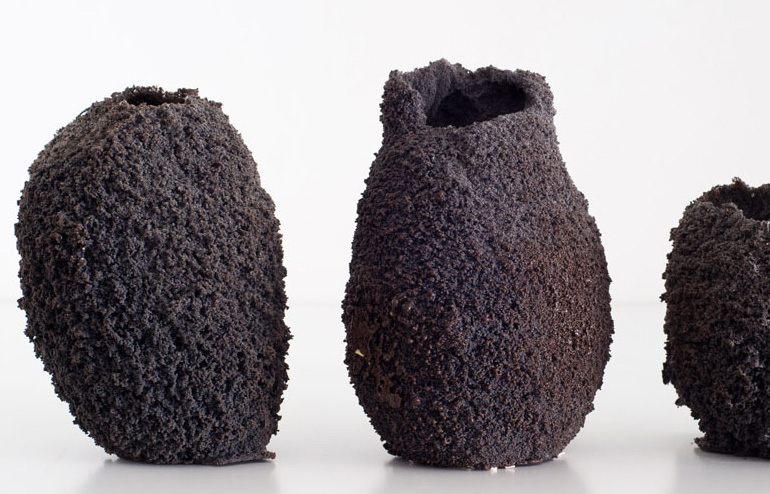 Else. Michal Fargo's sponge models turned into textured vessels. // via: Design Break