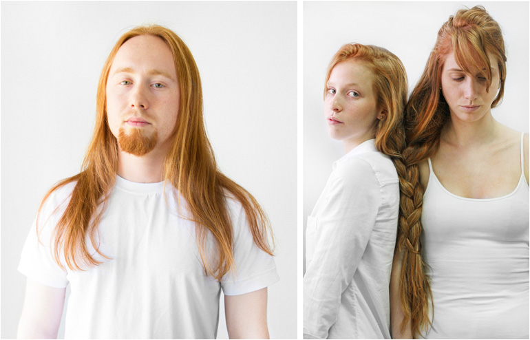 The Gingers Project. A photo series by Nurit Benchetrit. // via: Design Break