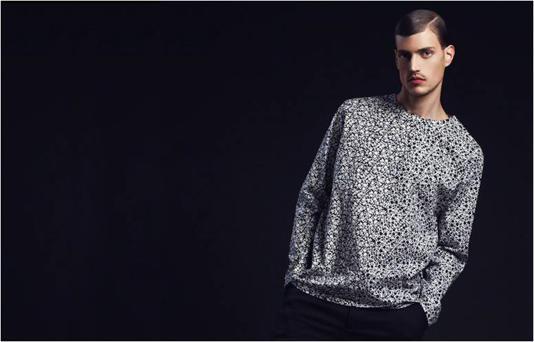 Black White & Pink. Minimal yet bold collection by the menswear designer, Eliran Nargassi. // via: Design Break