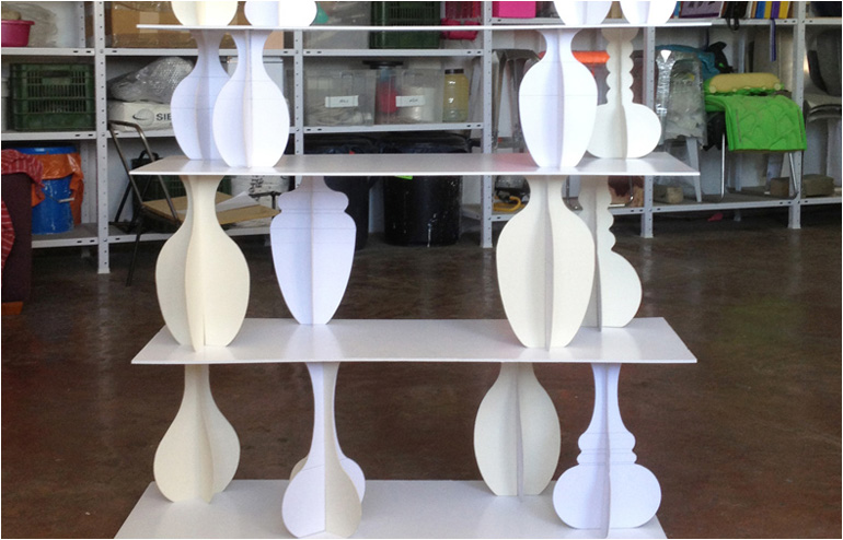 Vase Shelves by Bakery Studio. // via: Design Break