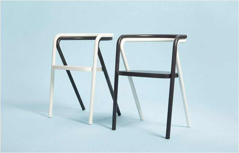 Chair Compositions,. A slick and minimalistic silhouette by Bakery Studio. // via: Design Break
