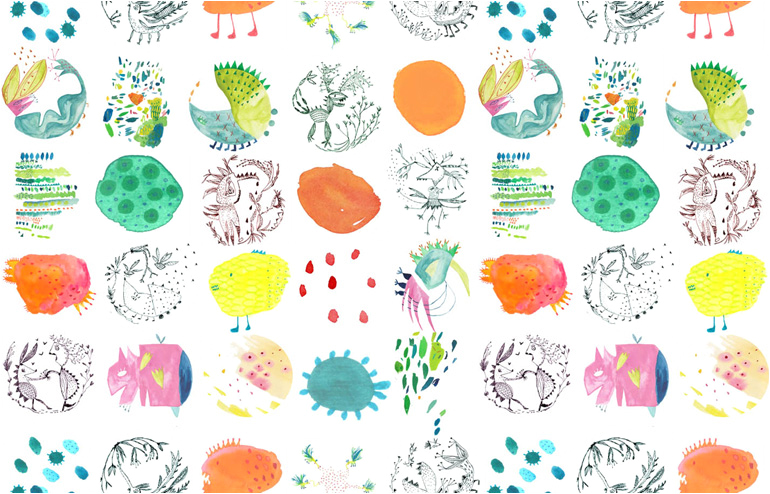 Montrous Botanics. An imaginative botanical world by Kathrin Schank. // via: Design Break