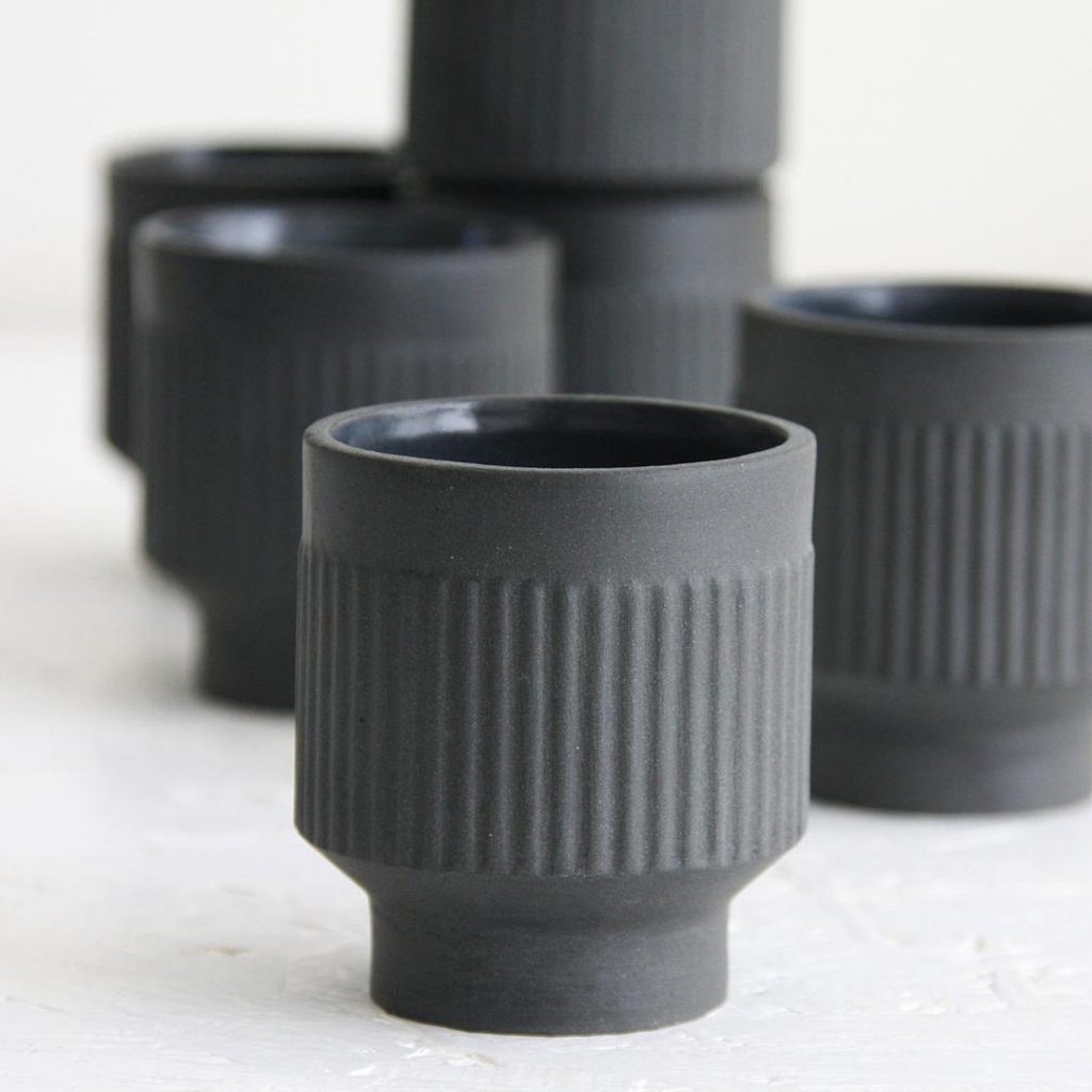 One and Many modern ceramic espresso cup