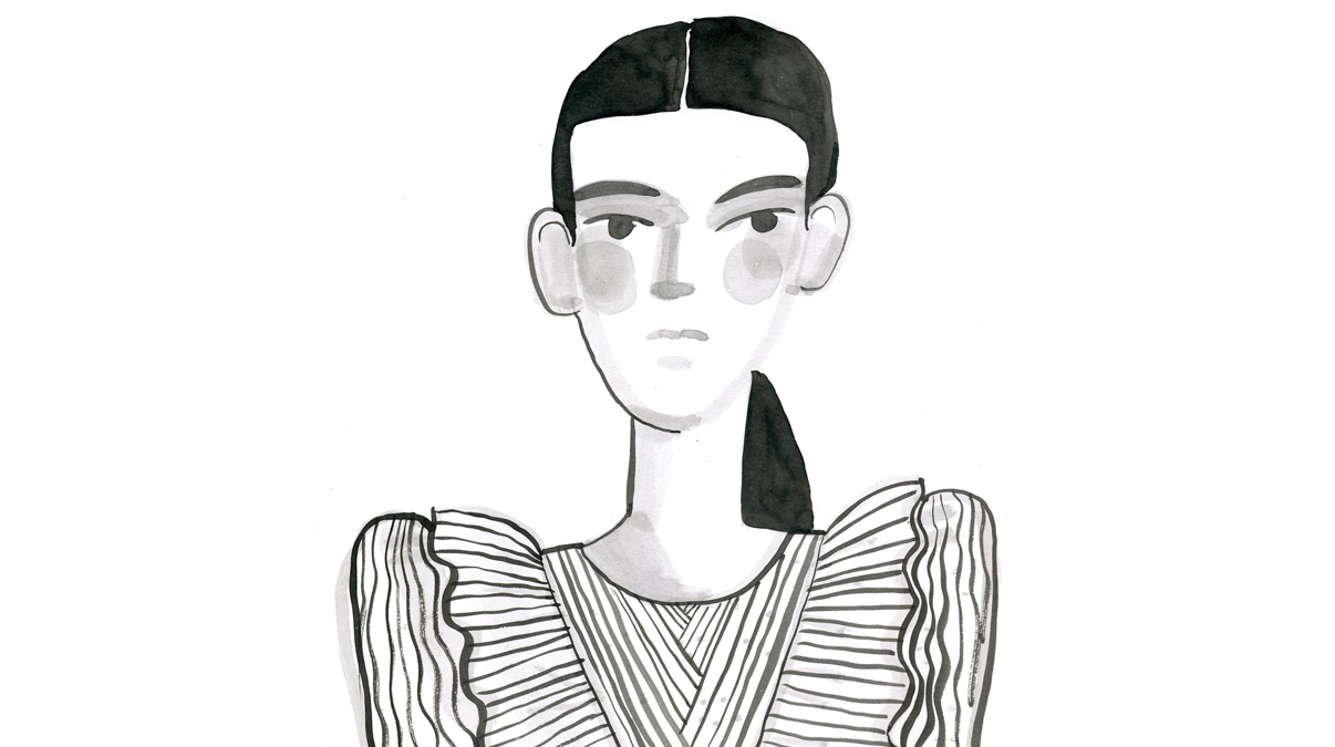 jenny meilihov's black and white ink illustrations. // via: design break blog