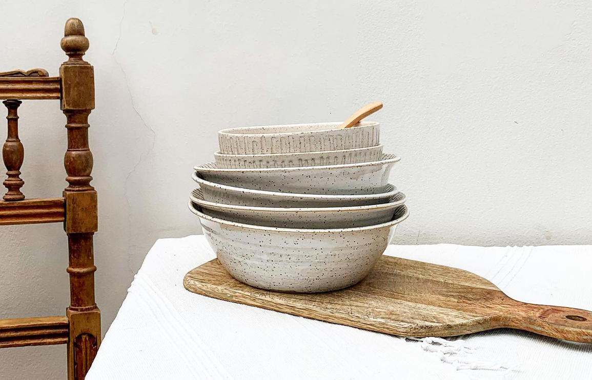 ayn ceramics. fifty shades of mother earth by ceramist, einav price. // via: design break blog